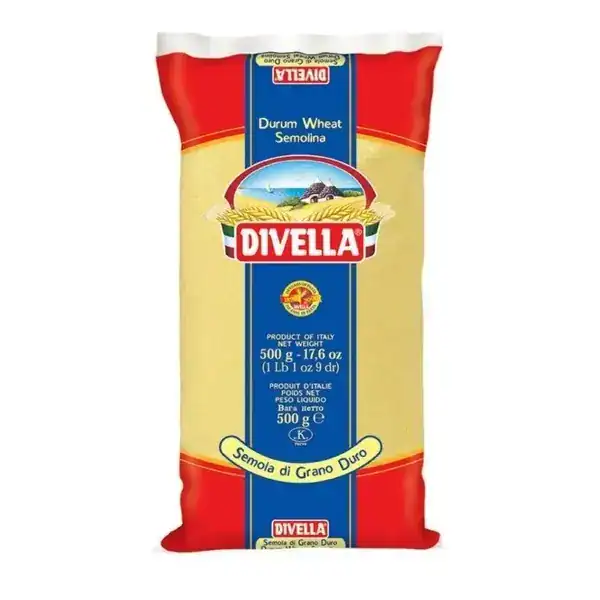 Semola Divella 500g italiana importada para massa fresca e pizza