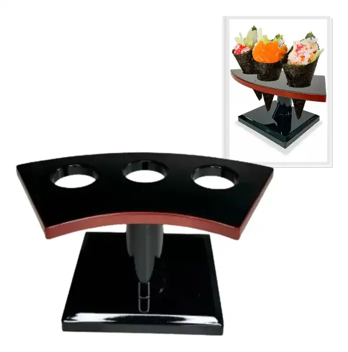 Suporte Porta Para 3 Temakis Culinária Japonesa