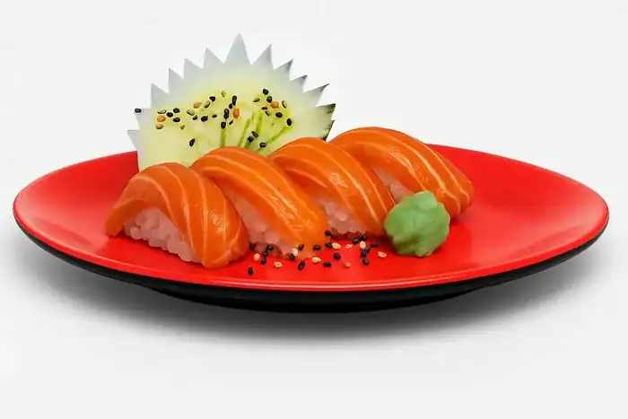 Travessa Oval Em Melanina Para Sushi