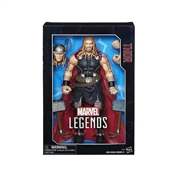 Figura de ação Thor de 32 cm da linha Marvel Legends Deluxe da Hasbro