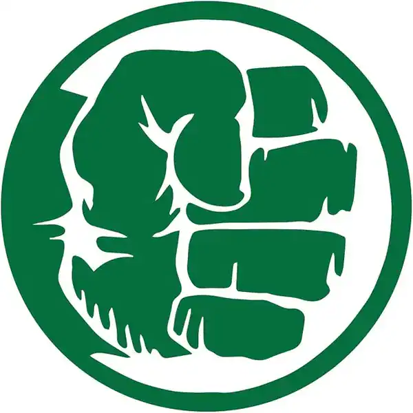Adesivo de Vinil CCI — Hulk Hand Fist, Avengers Marvel Comics