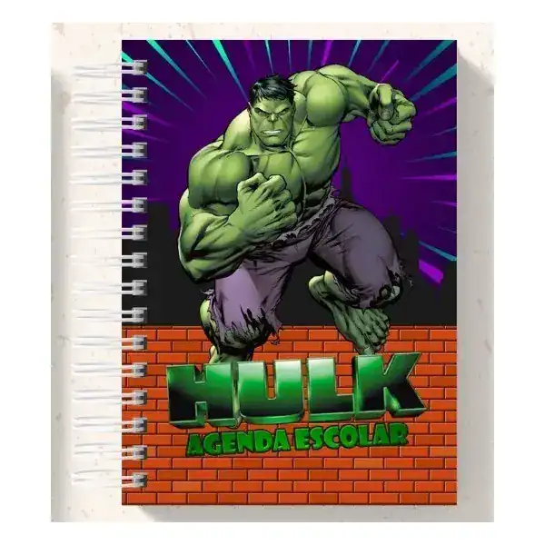 Agenda Escolar Hulk