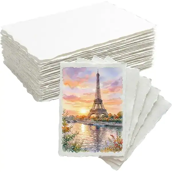 ANSSDO 60 folhas de papel aquarela de algodão