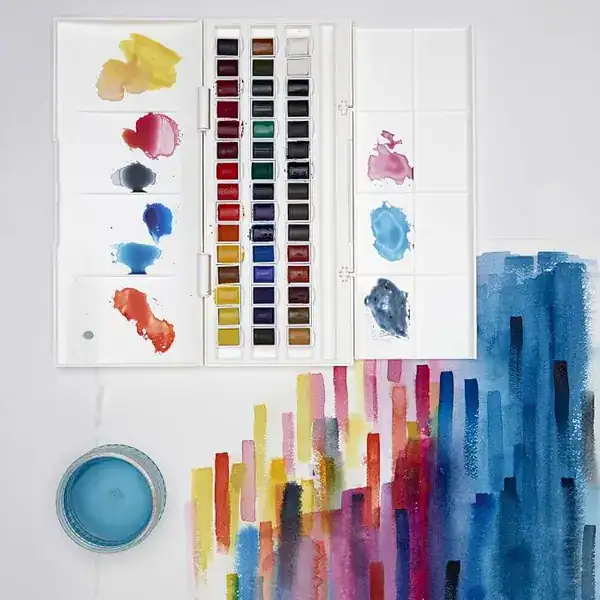Estojo de aquarela Winsor & Newton Cotman Studio com 45 cores