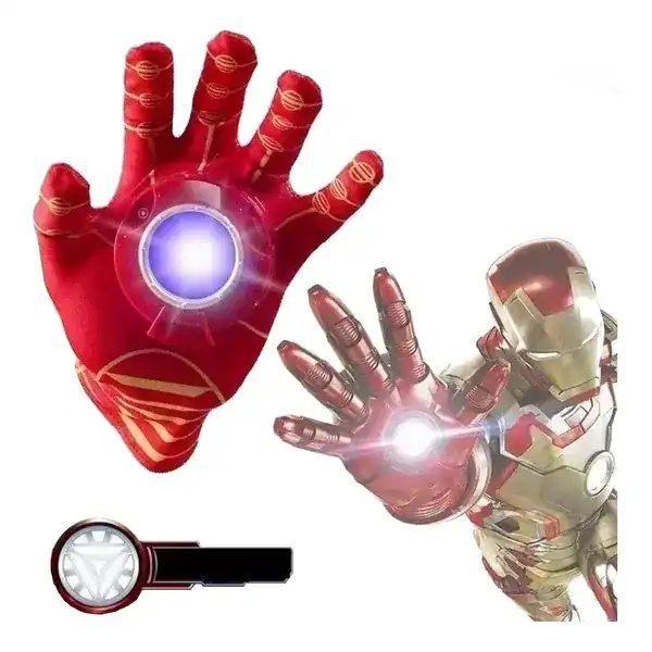 Luva de Mão do Homem de Ferro Avengers — Emite Som e Luz