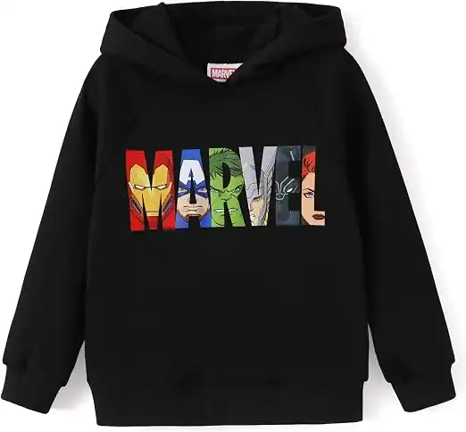 Blusa de moletom pullover com capuz — Marvel — presente dos Vingadores