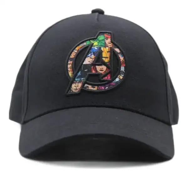 Boné bordado Avengers unissex — presente dos Vingadores
