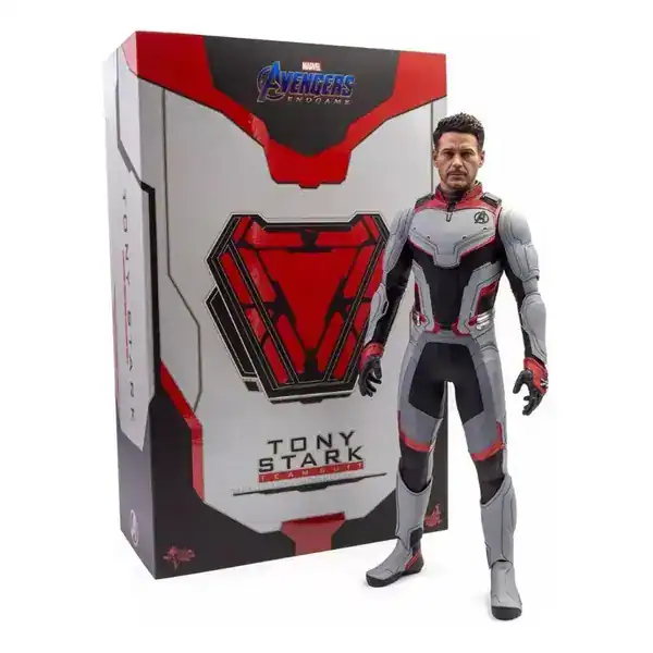 Boneco Iron Man Hot Toys — Tony Stark Suit Figure