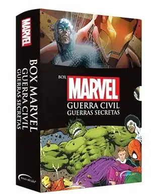 Box Marvel — Guerra Civil: Guerras Secretas — presente dos Vingadores