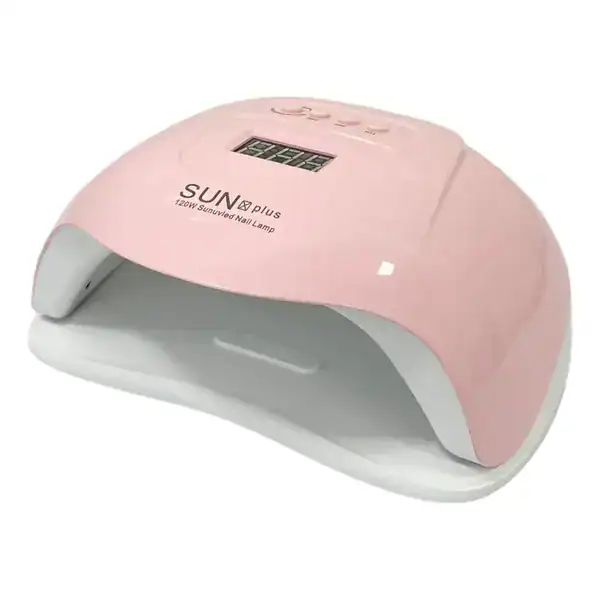 Cabine UV LED Sun X Plus de 120W com 36 LEDs na cor rosa