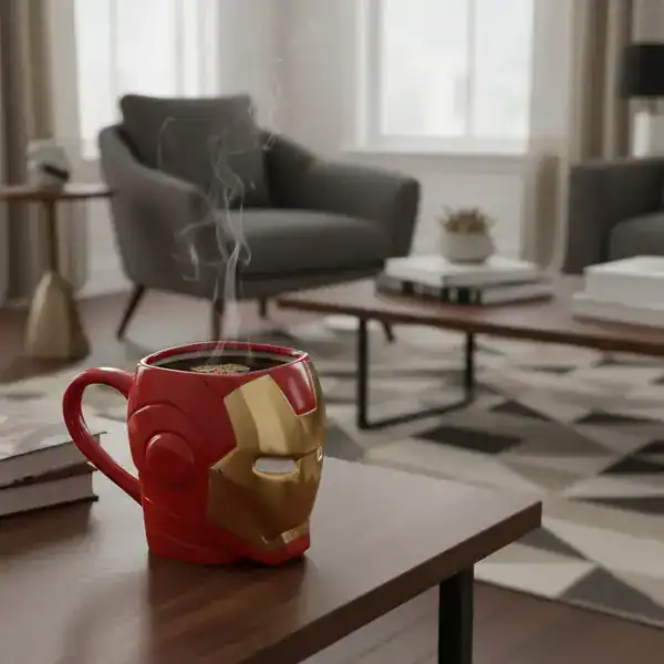Caneca de Cerâmica Personagem — Homem de Ferro Marvel