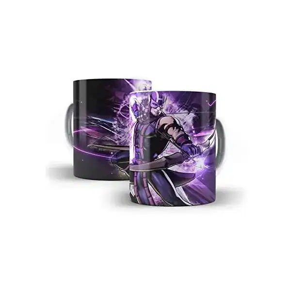 Caneca do Gavião Arqueiro com arte inspirada no filme na linha Mundo Geek