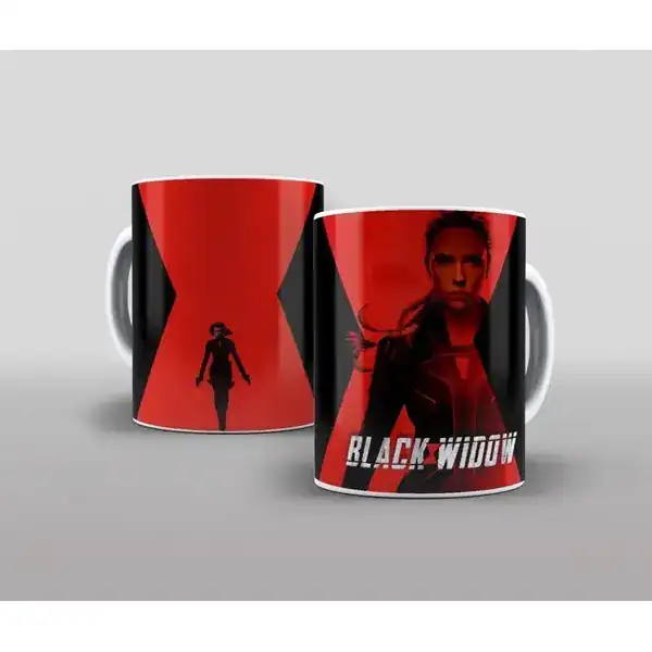 Caneca de Porcelana Viúva Negra Marvel