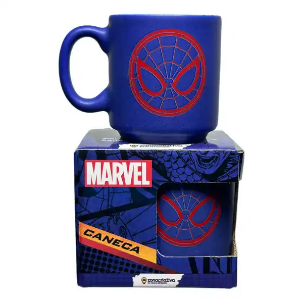 Caneca Mini Tina Homem-Aranha — Zona Criativa Cerâmica
