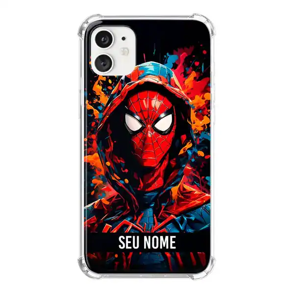 Capinha Personalizada com Nome Homem-Aranha