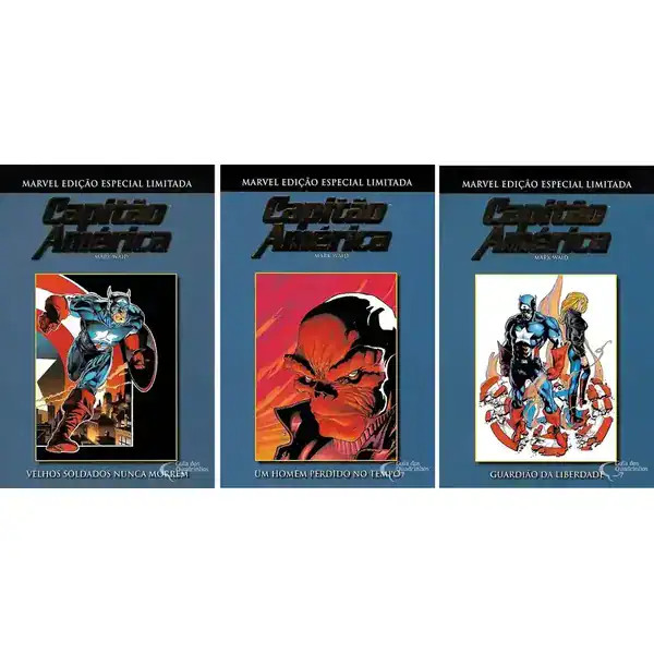 Coleção completa em capa dura do Capitão América da editora Salvat