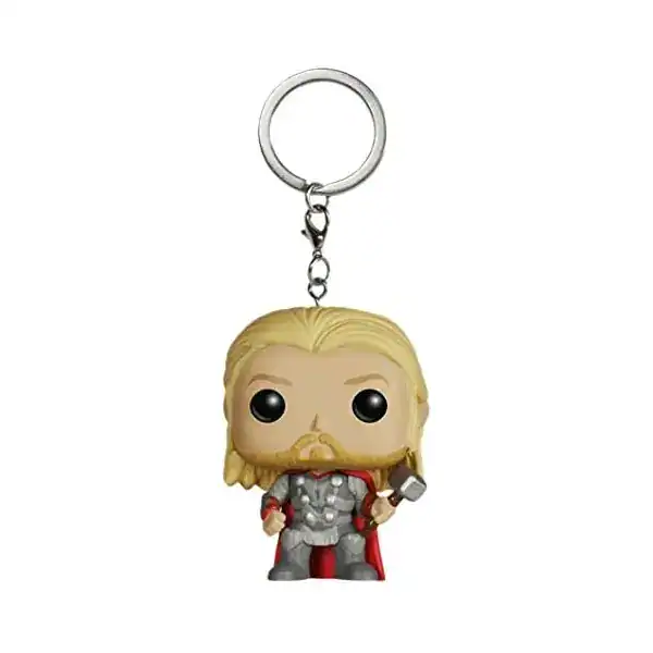 Chaveiro Funko Pocket Pop do Thor com argola metálica