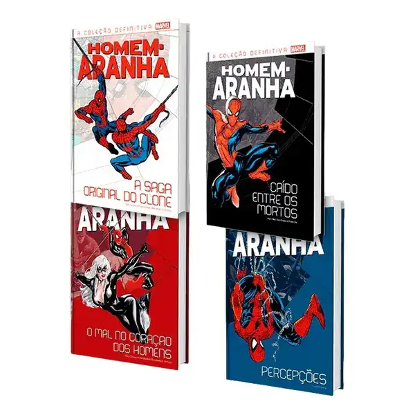 Coleção Definitiva Homem-Aranha — Salvat, 40 Volumes Capa Dura