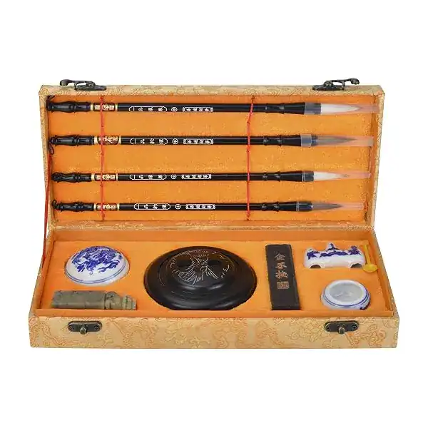 Conjunto de caligrafia chinesa