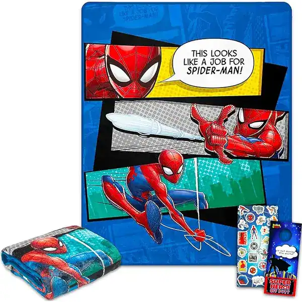 Conjunto de Cobertor do Homem-Aranha