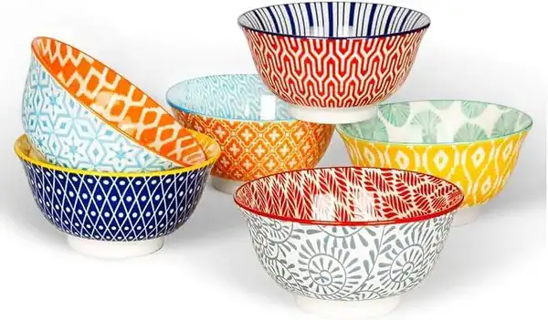 Conjunto de tigelas de porcelana KitchenTour — presente para quem gosta de cozinhar