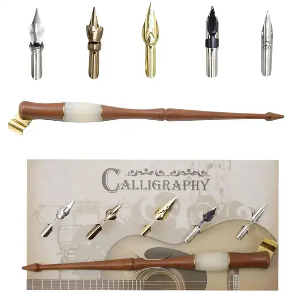 Conjunto De Porta-canetas De Imersão Oblíqua Para Caligrafia