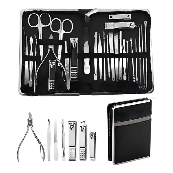 Conjunto Profissional de Manicure em Aço Inoxidável — guia de presentes para quem gosta de unhas da Presendicas