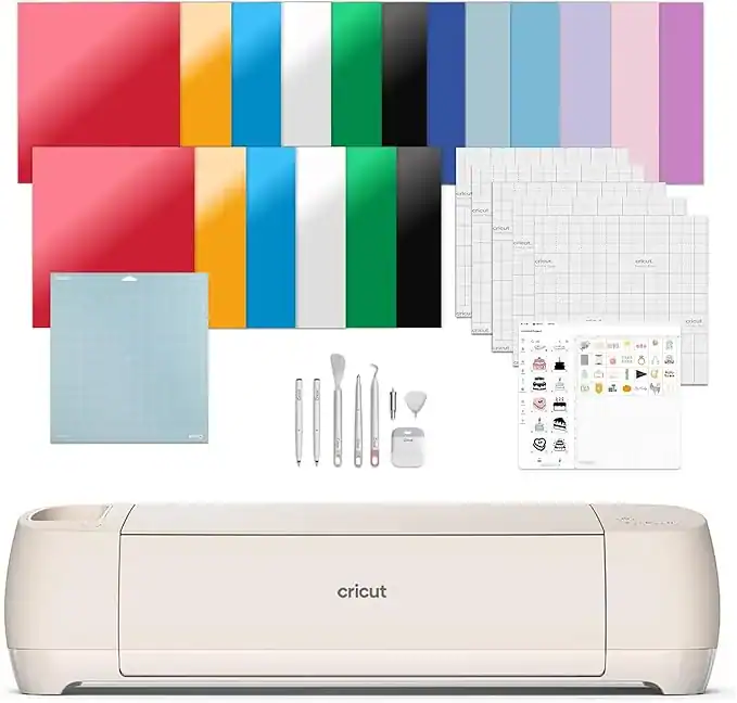 Cricut Explore 4 com kit de ferramentas — guia de presentes de scrapbook da Presendicas