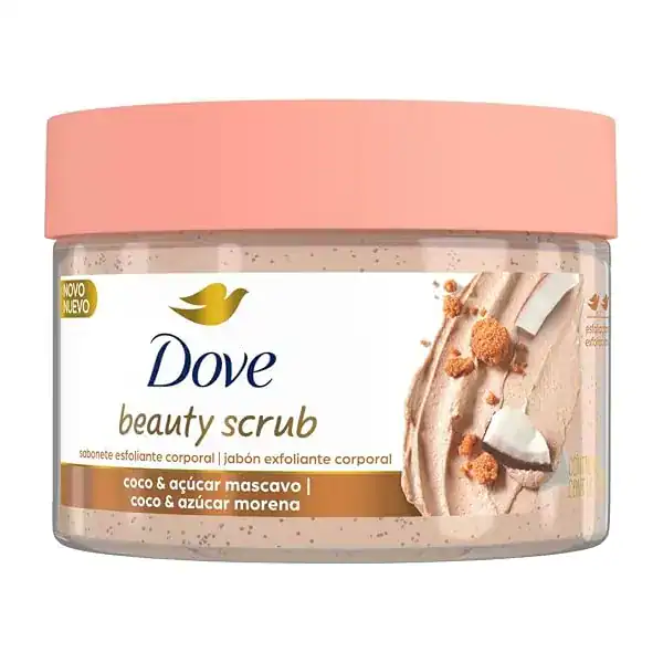Dove — Beauty Scrub de Coco e Açúcar Mascavo — guia de presentes para quem cuida da pele da Presendicas