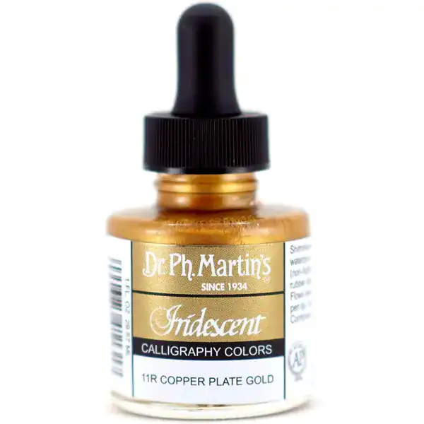 Dr. Ph. Martin's Frasco de tinta iridescente para caligrafia colorida
