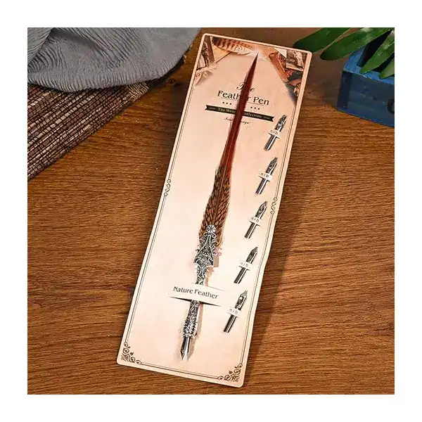 Fabater Caneta Tinteiro Vintage Com Suporte de Liga