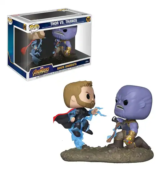 Funko Pop! Movie Moment — Thor e Thanos — presente dos Vingadores