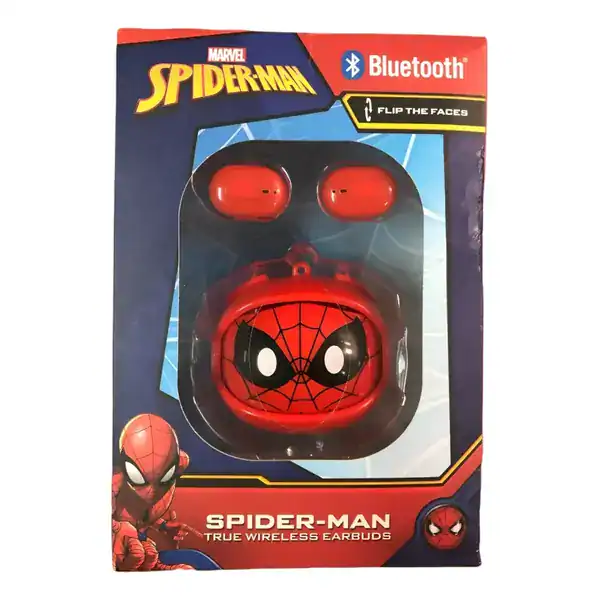 Fone Spider Man Marvel True Wireless Earbuds Vermelho