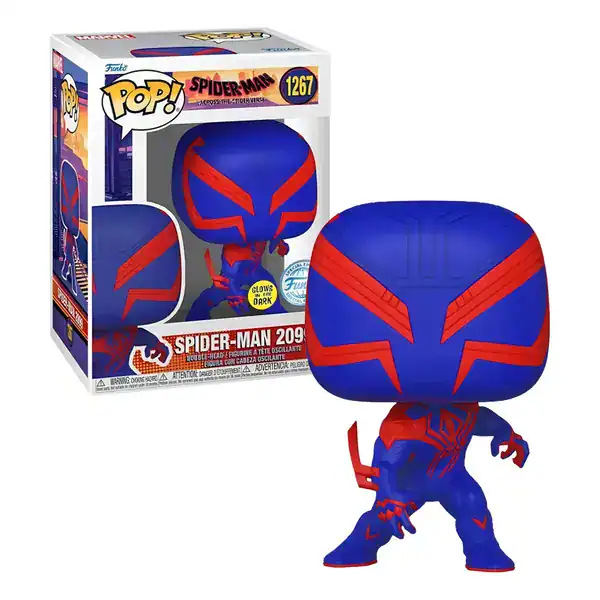Funko Pop! 1267 — Spider-Man 2099 Glow Exclusivo