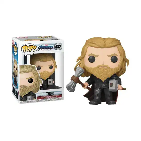 Funko Pop do Thor de Vingadores Ultimato na versão de barba longa
