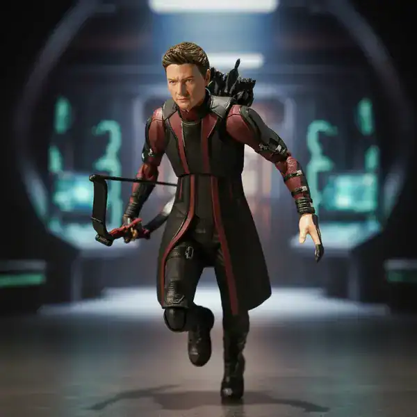 Action figure do Gavião Arqueiro na versão do filme Vingadores Era de Ultron