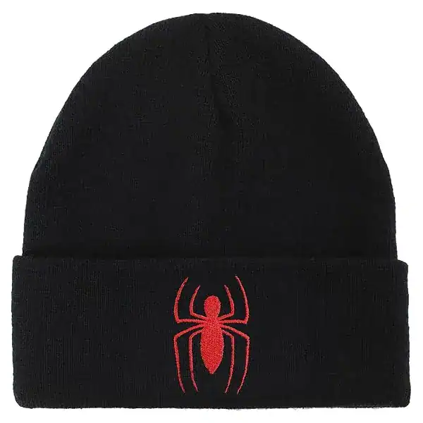 Gorro de Malha Acrílica com Logotipo do Homem-Aranha