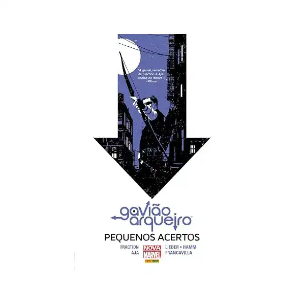Capa da HQ Gavião Arqueiro Pequenos Acertos de Matt Fraction