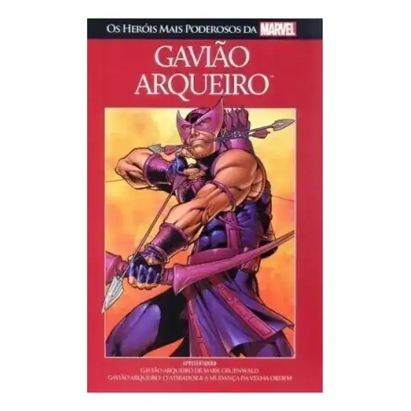 Volume 09 da coleção Os Heróis Mais Poderosos da Marvel dedicado ao Gavião Arqueiro