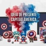 Presentes do Capitão América: 86 Ideias de Escudos, Estátuas, Funko, LEGO e Fantasias