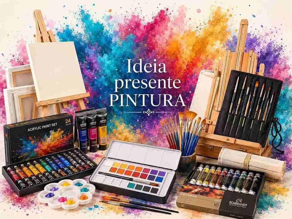 Presentes para Quem Gosta de Pintura: Guia completo 2026 – Ideias de Pincéis, Tintas, Telas e Kits