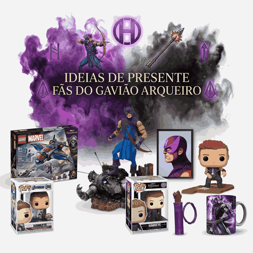 Presente para Quem Gosta do Gavião Arqueiro: 28 Ideias para Fãs da Marvel e dos Vingadores