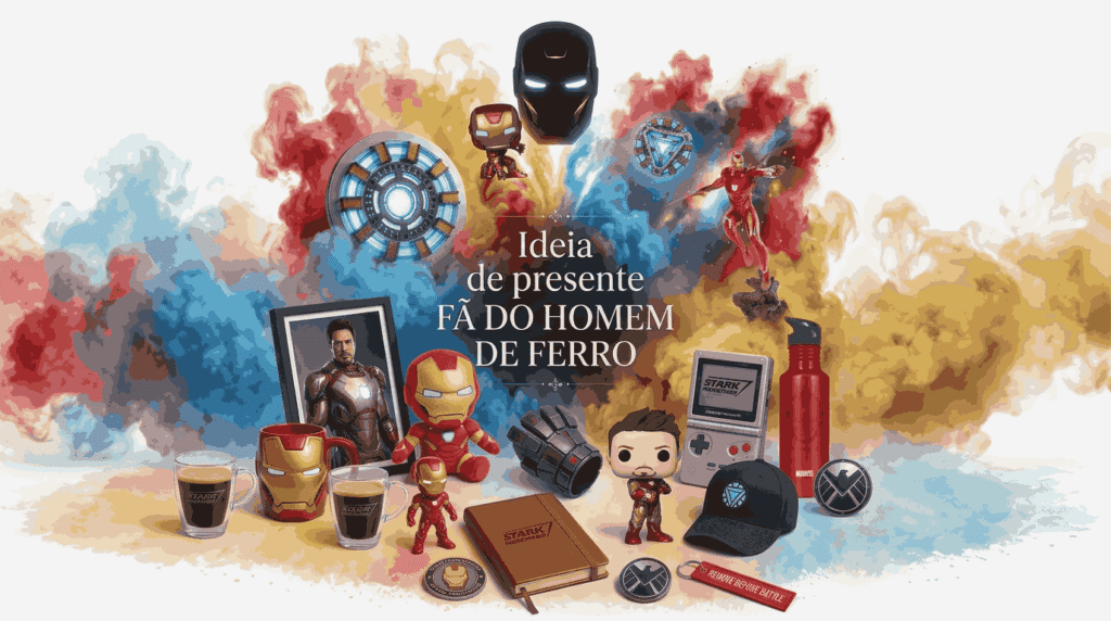 Presente para quem gosta do Homem de Ferro: guia completo com 95 Ideias para os fãs adorarem