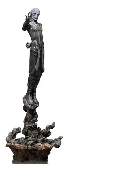 Iron Studios — Ebony Maw (Ultimato) — presente dos Vingadores
