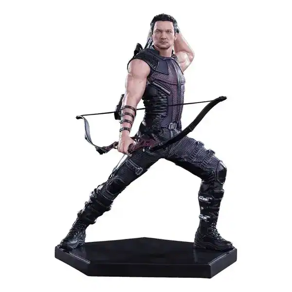 Estátua Iron Studios do Gavião Arqueiro de Vingadores Era de Ultron em escala 1/10