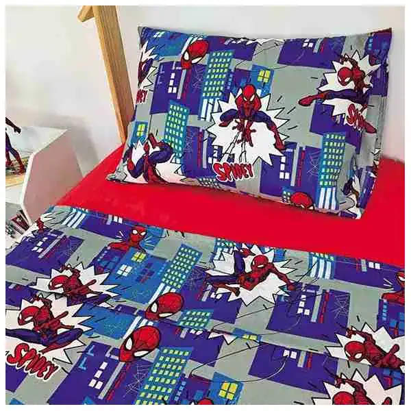 Jogo de Cama Microfibra Solteiro Spider Man — 2 Peças