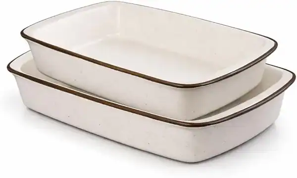 Oxford Maresia — kit 2 travessas assadeiras refratárias — presente para quem gosta de cozinhar