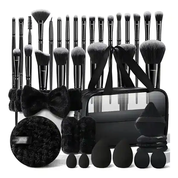 Kit 40 Pincéis Hghdbt Profissional com Estojo — guia de presentes para quem ama maquiagem da Presendicas