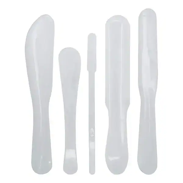 Kit com cinco espátulas NT Flex para aplicação de cremes e máscaras