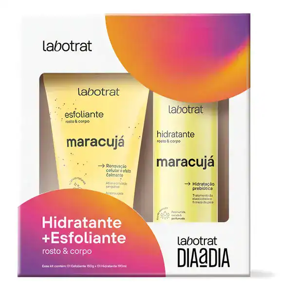 Labotrat — Kit Esfoliante e Hidratante de Maracujá — guia de presentes para quem cuida da pele da Presendicas